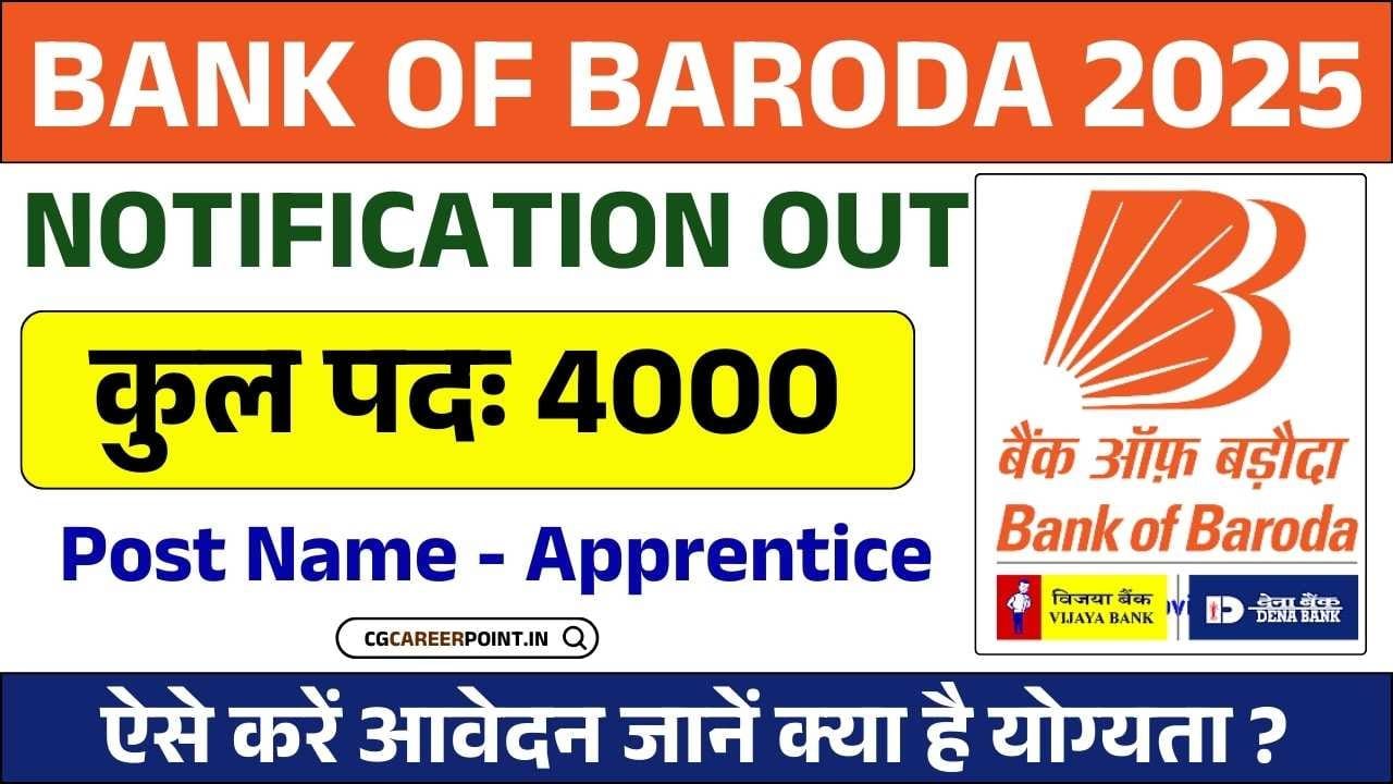 Bank of Baroda Apprentice Recruitment 2025