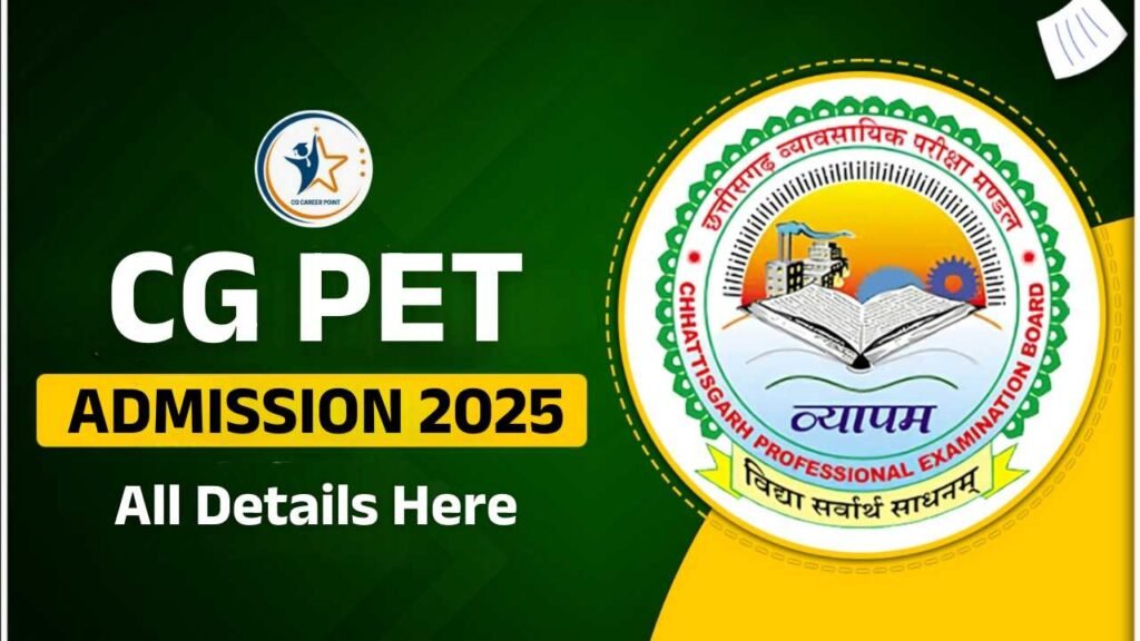 CG Pre PET 2025 Registration Starts, Check Dates, Fees, Documents and Apply Now 6 CG Pre PET 2025 Registration Starts, Check Dates, Fees, Documents and Apply Now CG Pre PET 2025