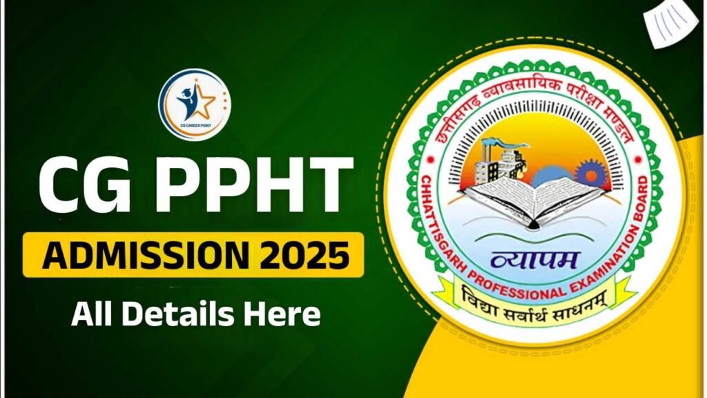 CG Pre PPHT 2025 Registration Starts, Check Dates, Fees, Documents and Apply Now 5 CG Pre PPHT 2025 Registration Starts, Check Dates, Fees, Documents and Apply Now CG Pre PPHT 2025