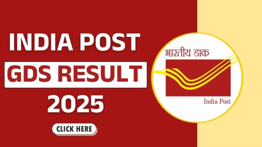 India Post GDS Result 2025 Out : Download Merit List & Cut Off Here 12 India Post GDS Result 2025 Out : Download Merit List & Cut Off Here India Post GDS Result 2025