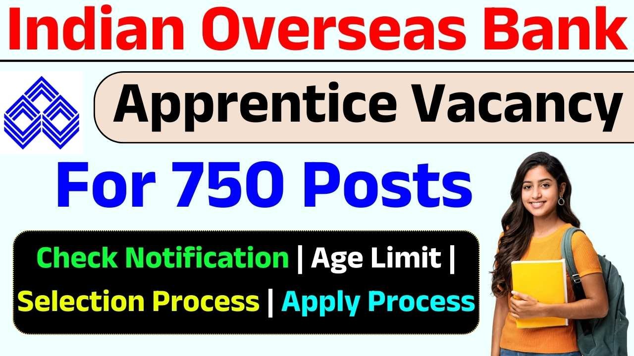 Indian Overseas Bank Apprentice Vacancy 2025